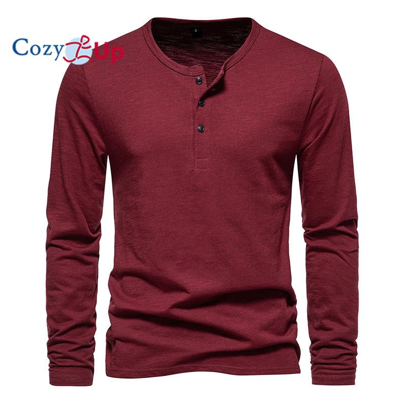 Cozy Up Мужские футболки, мужские футболки на пуговицах BeefyT, мужские хлопковые рубашки с длинным рукавом