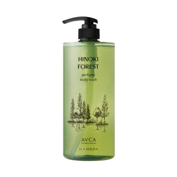 AVCA Гель для душа большого объема Hinoki Forest, 1 шт., 1 л
