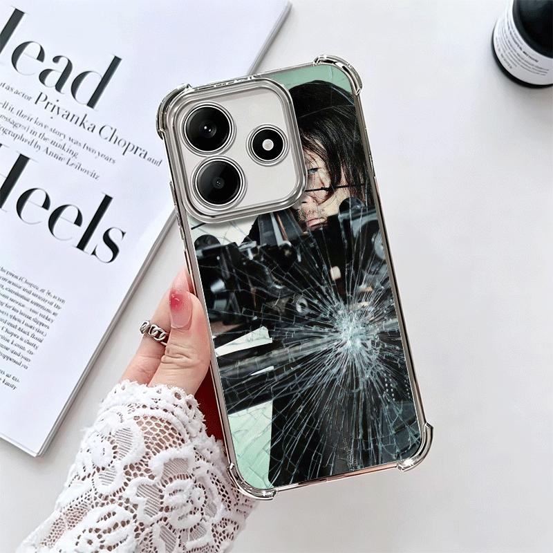 The Walking Dead Daryl Dixon Plating Phone Case For Xiaomi Redmi Note 14 15 Pro Plus 13 12 11 11S 11T 10 9S 9 5G Anti-Fall Airab