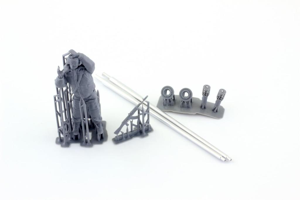 Orange Hobby Текущий комплект стволов пулемета Sparka Gun 57mm, пластиковые детали для модели 1/35, русская/советская зенитная самоходная установка ЗСУ-57-2 (для