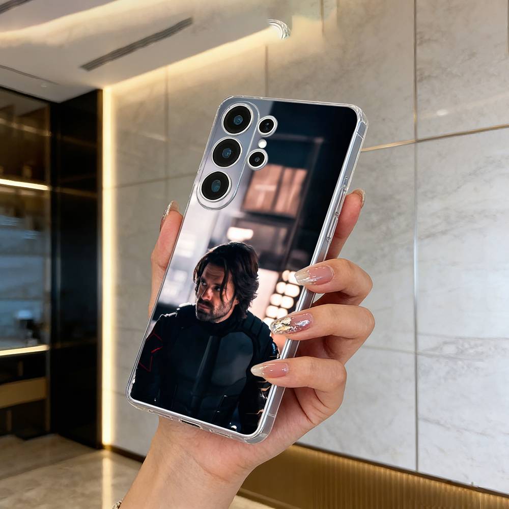 B-Bucky- Barnes Winter -S-Soldier Phone Case For Samsung S25,S24,S21,S22,S23,S30,Ultra,S20,Plus,Fe,Lite Transparent Cover