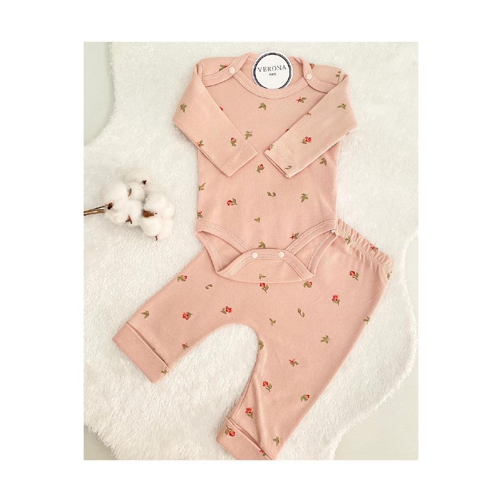 Сезонный комплект из 2 предметов для маленьких девочек, верхняя одежда с застежкой на кнопки, наряд для новорожденных, повседневная одежда