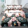 Cactus Duvet Cover Set Exotic Plant Prickly Pear Succulents Bedding Set Kids Teens I Love Cactus King Size Polyester Quilt Cover