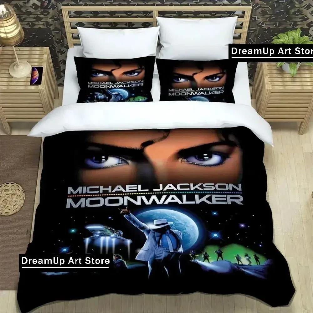 3D Print Fashion Michael Jackson Bedding Set Boys Girls Twin Queen Full Size Duvet Cover Pillowcase Bed Adult Bedroom