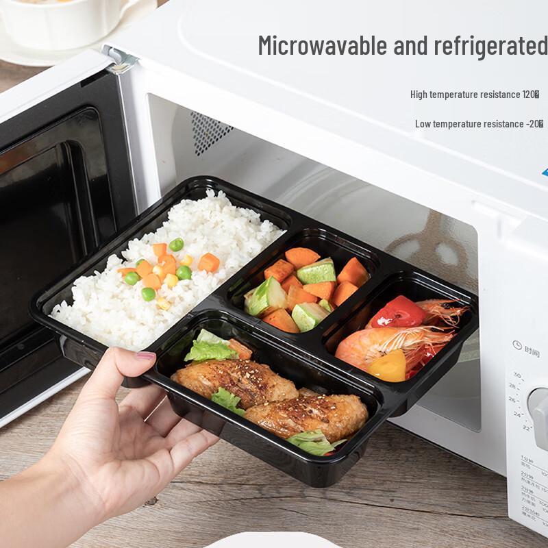 Shihua Disposable 4-Compartment Lunch Boxes