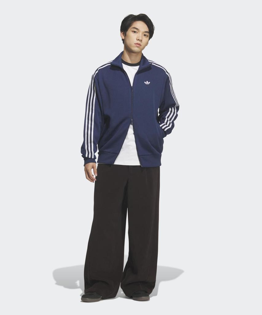 adidas Трикотажная куртка Firebird - Ночной индиго / Kq5499