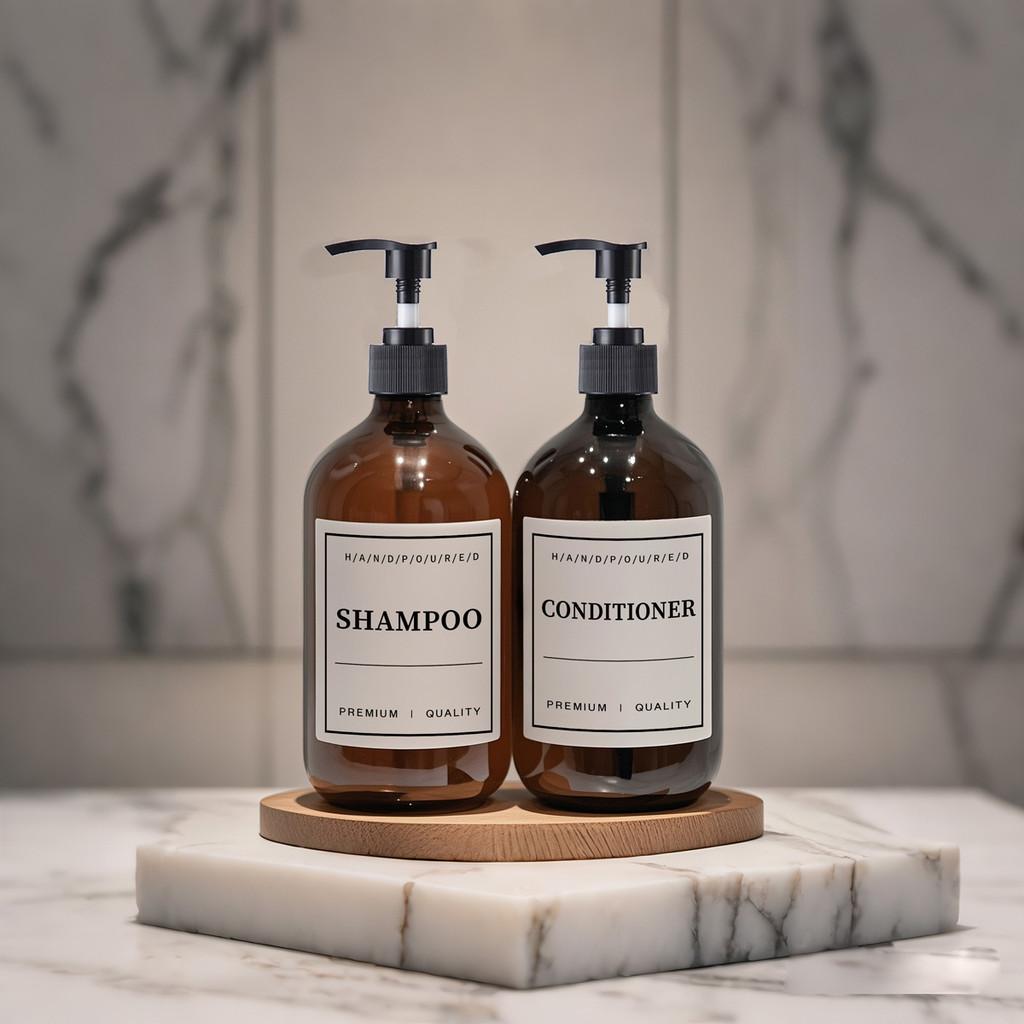 500 мл дозатор для мыла с этикетками бутылка с ручным насосом пластиковый пустой контейнер для косметической жидкости мыло для рук/мыло для посуды/гель для мытья тела