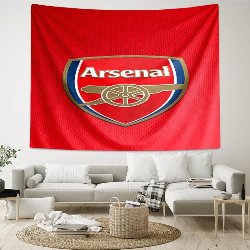 Arsenal-F.C Print Tapestry, Backdrop, Easy Setup, Ideal for Bedroom, Office & Living Room, with Aesthetic Wall Hanging Decor.
