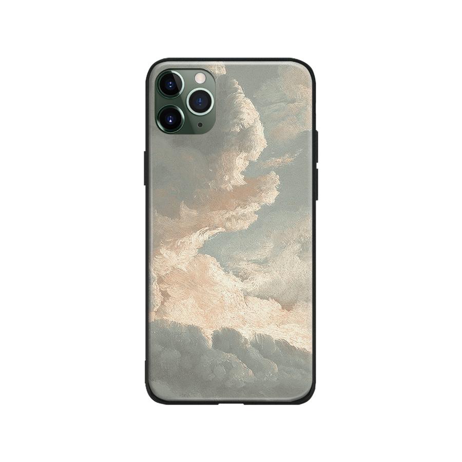 Эстетический пастельный розовый силиконовый чехол в стиле барокко с религиозным искусством для iPhone 6s 7 8 Plus X XR XS 11 12 13 mini Pro Max