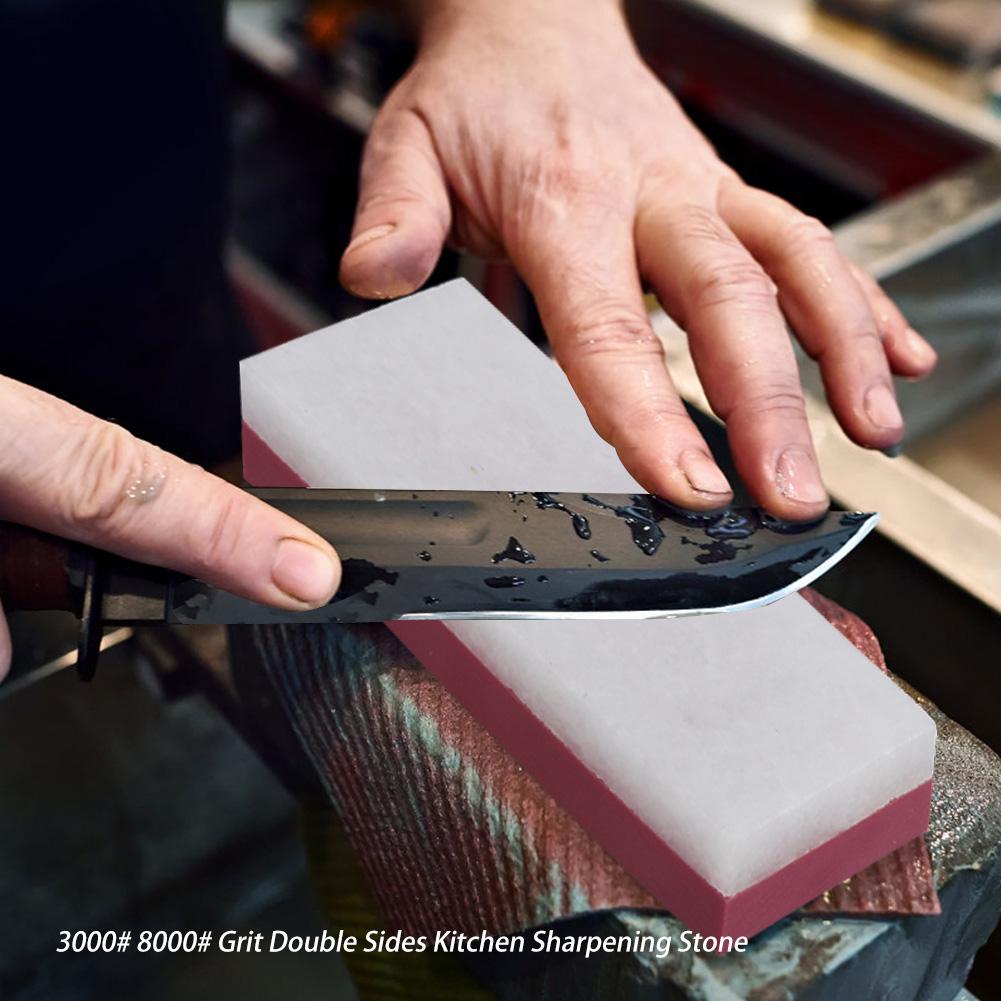 Точильный камень 3000# зернистость 8000# двухсторонний кухонный точильный камень для заточки ножей инструмент точильный камень двухсторонний точильный камень