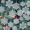 6/12pcs Simulation Snowflakes Christmas Tree Hanging Ornament Christmas Fake Snowflakes Winter Party Navidad New Year Decoration