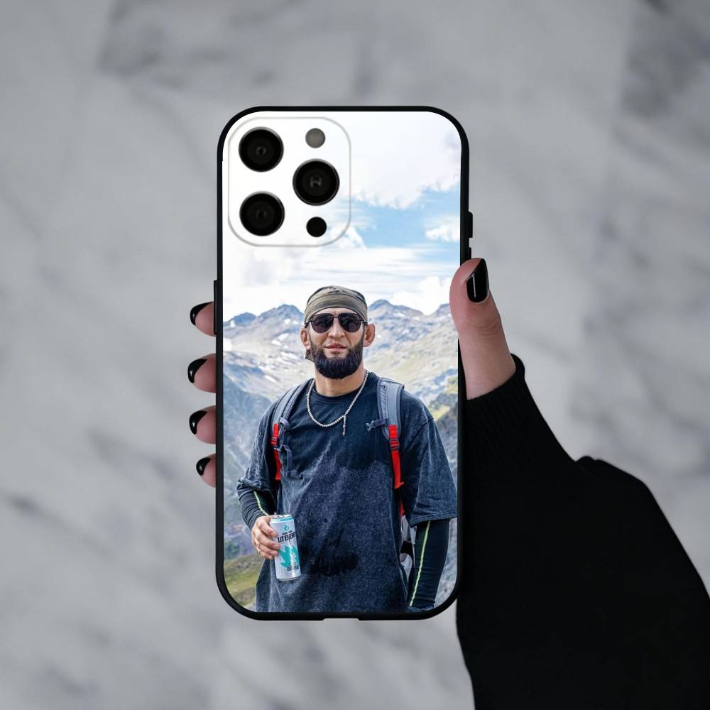 K-Khamzat C-Chimaev-v Чехол для телефона Силиконовый Мягкий Для IPhone 17pro 16 15 14 13 12 11 X XR Plus Pro Max Plus