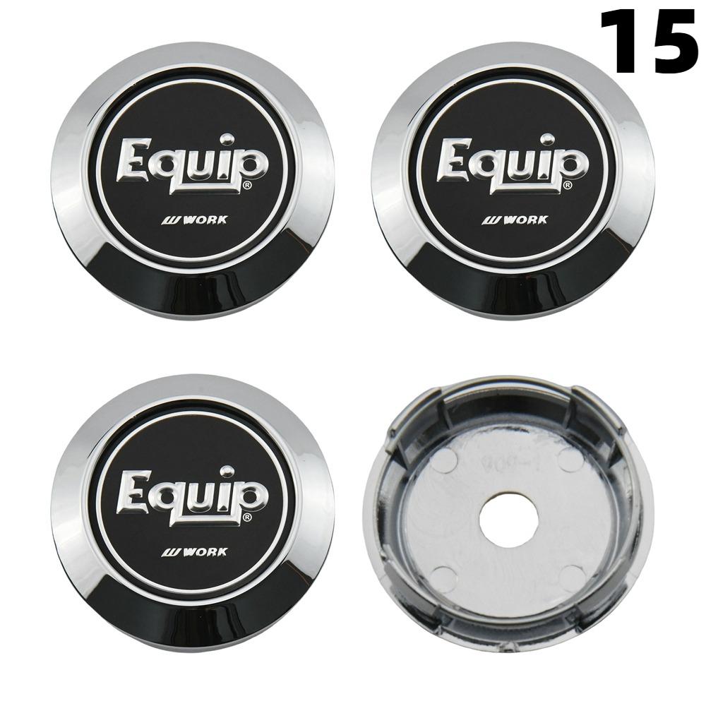 4PCS 64MM OD / 60MM ID Cap For Rims WORK EMOTION EQUIP MEISTER VS Emblem Wheel Center Cap Sport Car Logo Wheel Cover Hub caps