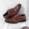 Модные мужские туфли большого размера из натуральной кожи в деловом стиле, мужские туфли на плоской подошве, высококачественные броги, оксфорды для мужчин