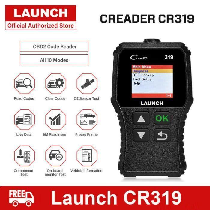 Couleur Cr319 OUTIL DE DIAGNOSTIC Automobile Universel CR319, Lecteur De Code De Défaut, OBD2