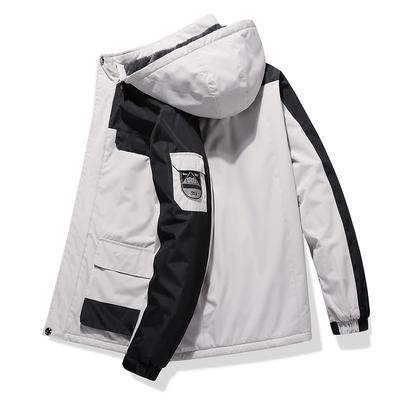 Мужские и женские куртки для активного отдыха, парная одежда с хлопковой подкладкой, ветрозащитная, водонепроницаемая и теплая одежда для альпинизма