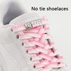 Diamond Magnetic Lock Shoelaces Gradient Elastic No-Tie Shoe Laces for Sneakers Kids & Adults Rubber Bands for Easy Fit