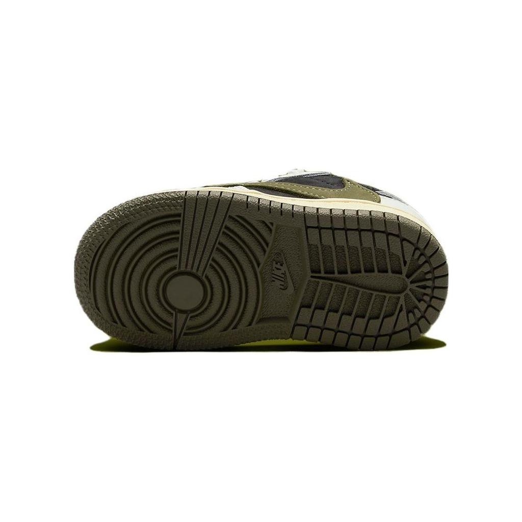 Travis Scott X Air Jordan 1 Retro Low OG SP TD Olive Baby Sneakers Green Sail University-Red DZ5908-106