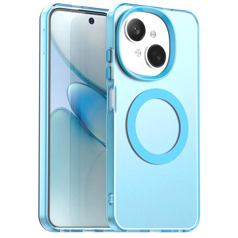 Для чехла Tecno Spark Go 1S Для Tecno Spark Go 1S 1 Чехол Полупрозрачный Конфетный Цвет Матовый Магнитный Ударопрочный Защитный Бампер