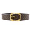 Louis Vuitton Ремень Malletier belt M9943 Коричневый холст с монограммой унисекс Б/у
