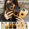 Чехол для телефона с цветком подсолнуха для iPhone Samsung Galaxy Redmi Xiaomi Oppo OnePlus Note SA 7 8 9 10 11 12 13 14 20 21 22 23 53 54 Pro Max Plus Ultra