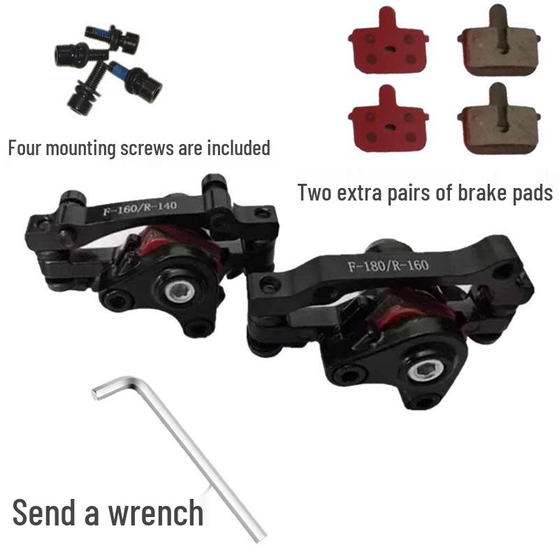 Комплект тормозной системы для складного электровелосипеда с дисковыми тормозами - Универсальная посадка спереди и сзади