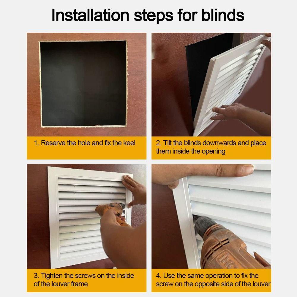 White Gable Vent Aluminum Alloy Return Air Grill New Gable Wall Shed Vent Ceiling