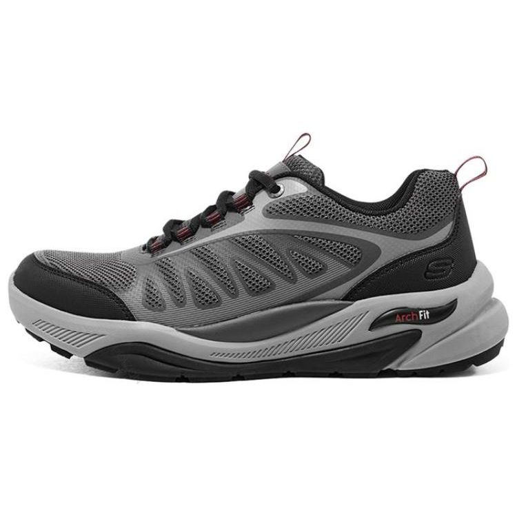 Skechers Arch Fit Calvera Тканевые низкие спортивные повседневные кроссовки Мужские кроссовки Серый 210471-GRY