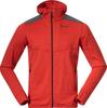 Куртка Bergans Rabot Active Mid Hood Jacket темно-кирпичного цвета