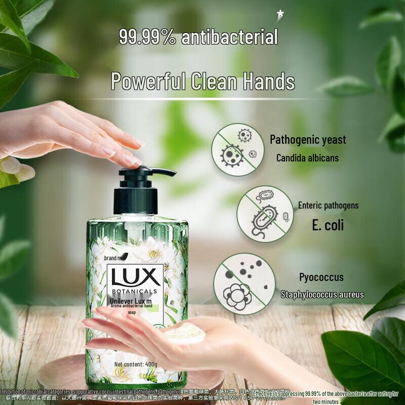 Lux Freesia Scented Antibacterial Hand Wash & Soap Set