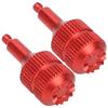 2PCS Aluminum Controller Joysticks for DJI FPV V2 Protector Remote Controller RockerRed