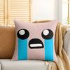 Game The BBinding Of Isaac Cushion Cover Silky Short Plush Invisible Zipper Dustproof Sofa Pillow Case For Home Decor
