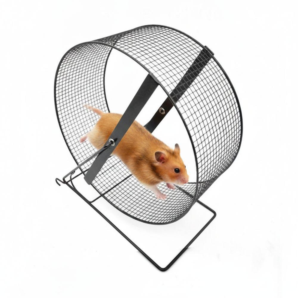 Durable Hamster Exercise Wheel Iron Running Wheel New Fitness Wheel for Hedgehogs