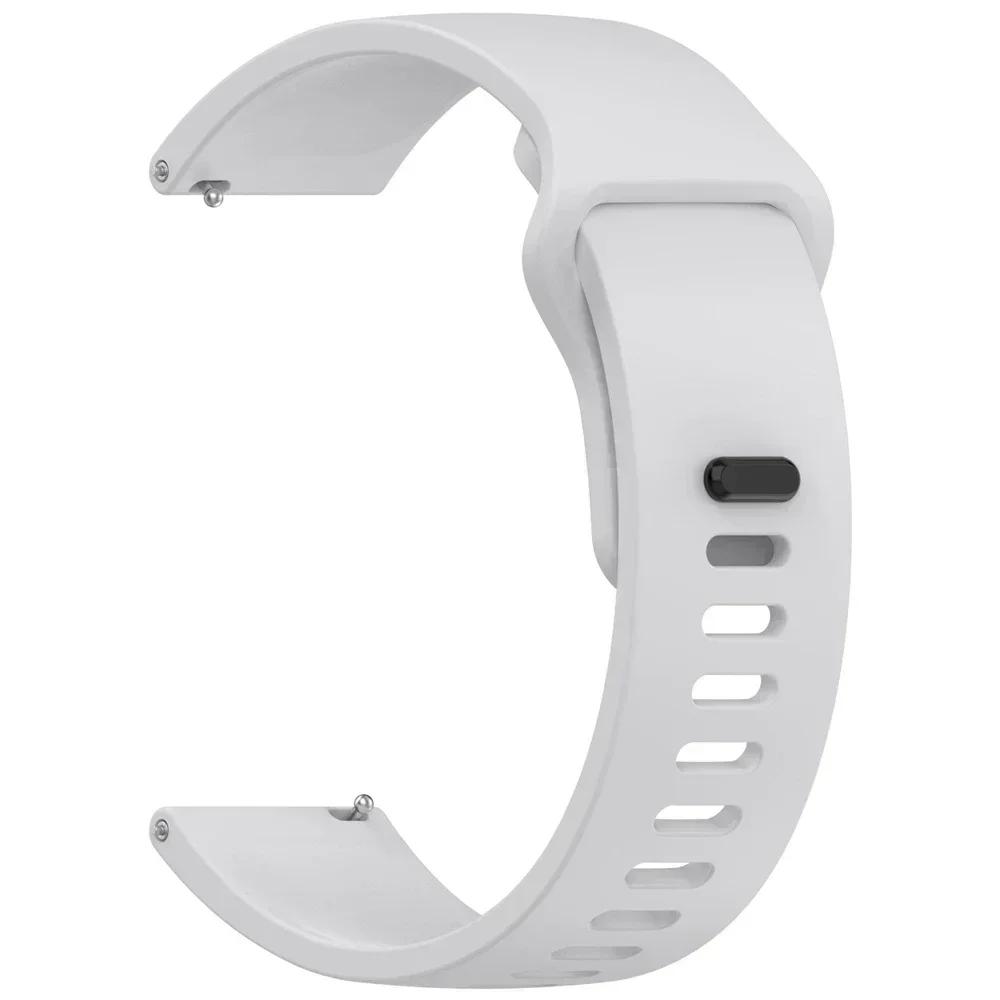 Силиконовый ремешок для часов 20 мм 22 мм для Garmin Forerunner 265 255 245 165 Music/Vivoactive 6 5 3/Venu 3 Спортивный ремешок Замена браслета