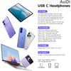 USB C Headphones for iPhone 15 16 Plus Pro Max Headphones Wired Type C Earbuds with Microphone Volume Control USB Type C Earphones for iPad Pro Air