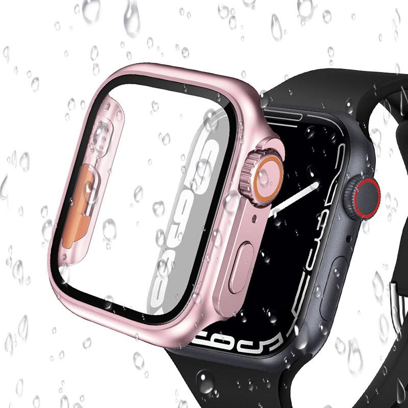 Glass+Case For Apple Watch Series 10 46mm 42mm Screen Protector Cover Change To Ultra Bumper Case Full Cover iWatch S10 42 46 mm