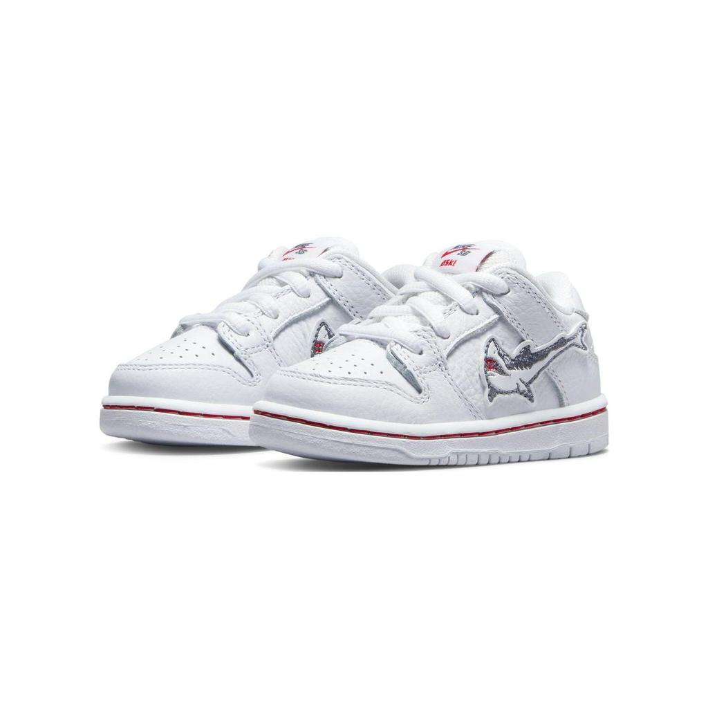 Oski X Nike Dunk Low SB TD Great White Shark Baby Sneakers DJ3759-105