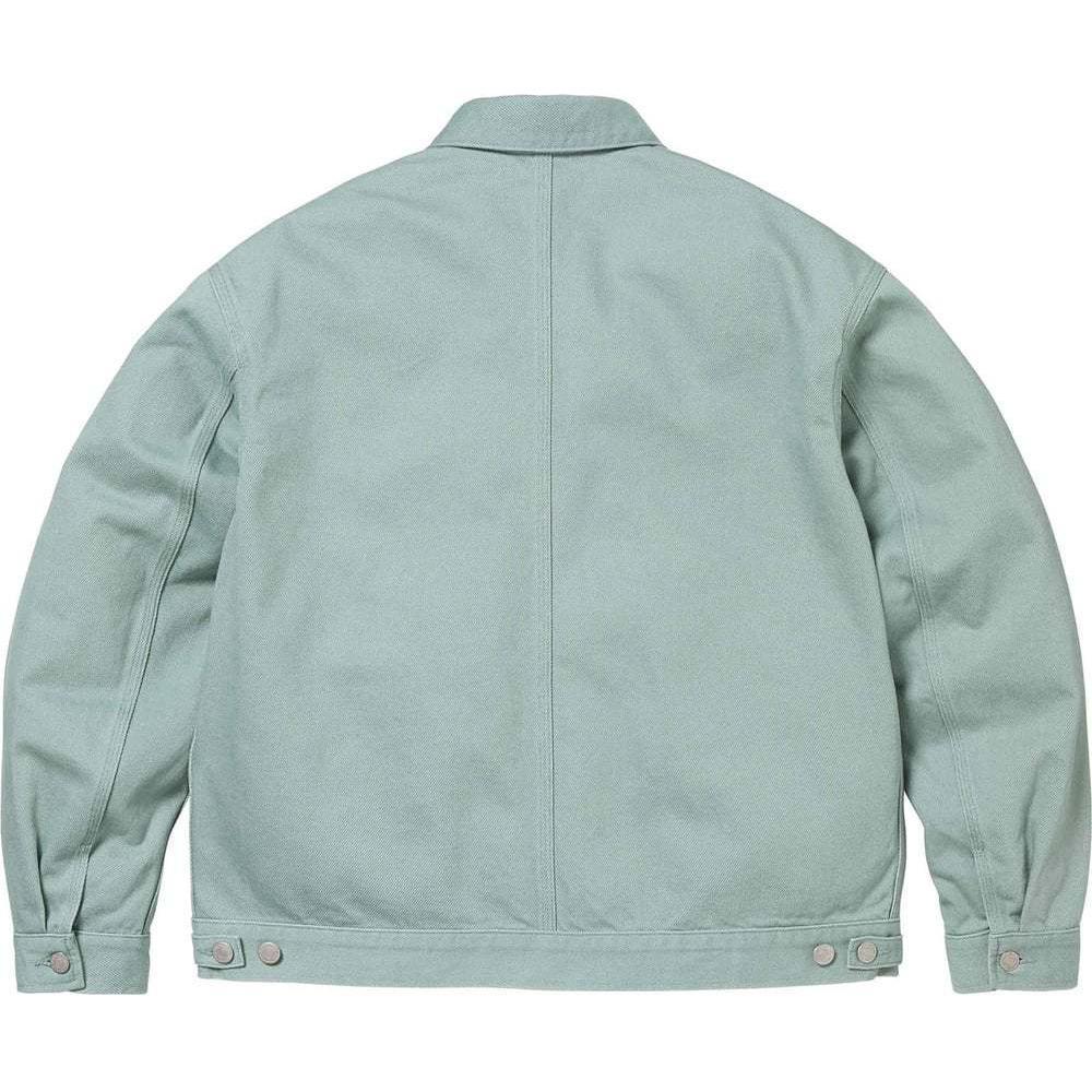 Supreme Denim Chore Trucker Jacket 'Teal' Men's SUP-SS24-232