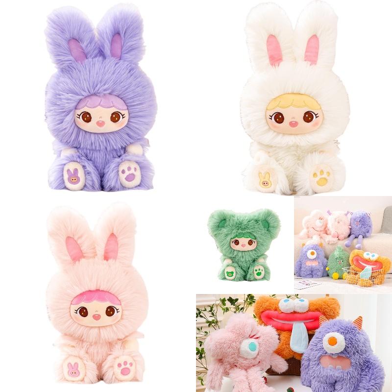 Маленькая Куку Длинноволосый Монстр Плюшевая Игрушка с Большими Глазами