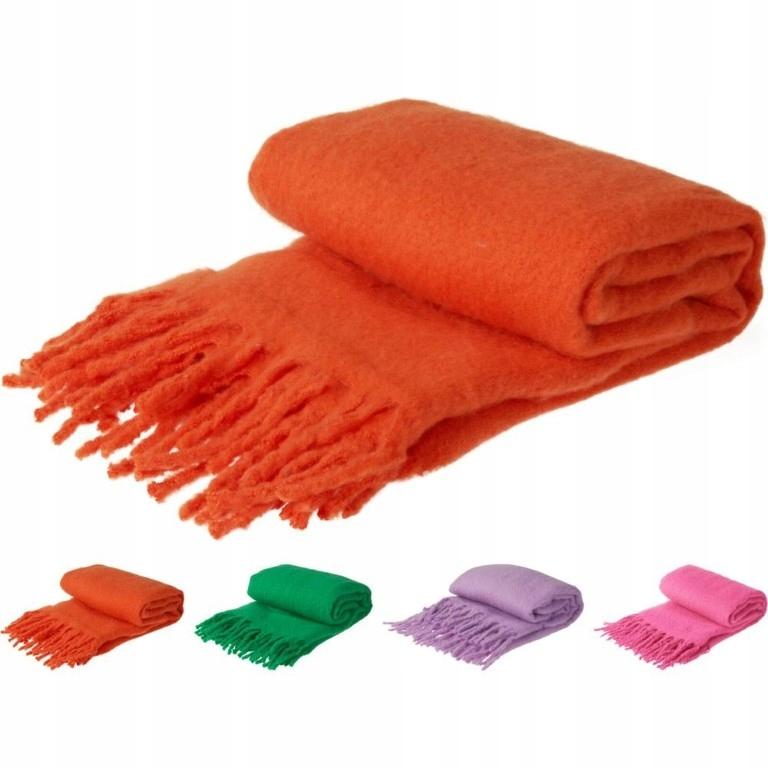 Decorative Fringed Throw Soft Various Colors 1 Piece