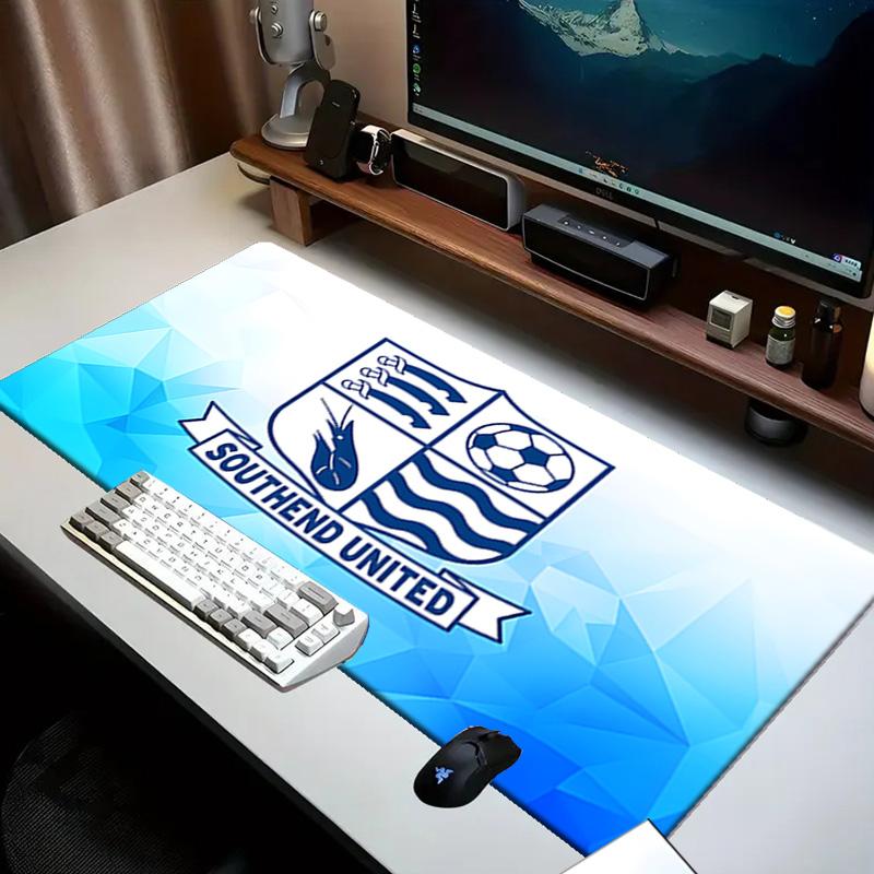Southend Crest Design Mouse pad Office Desk Mat, Gaming Mouse Pad Mousepad, keyboard pad,Heavy-Duty Non-Slip Rubber Backing, Gift