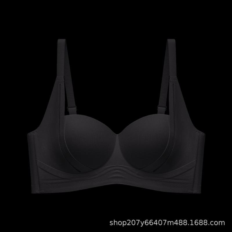 Summer Seamless Soft Support Lifting Underwear Women's Small Breasts Gather and Show Large Upper Support Anti-sagging Adjustment Bra