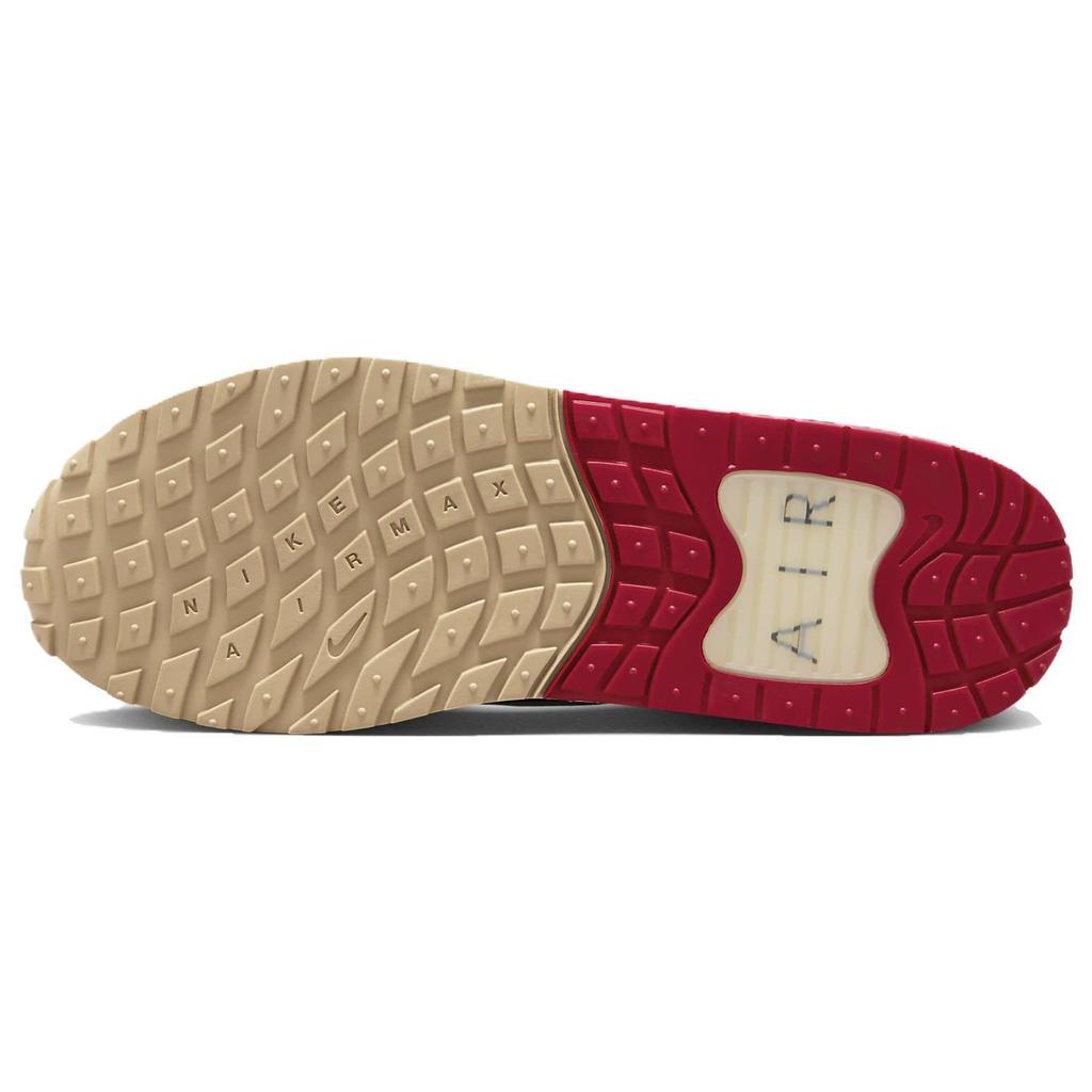 Nike Air Max Solo Mesh Synthetic Leather Comfortable Versatile Durable Breathable Low-Top Casual Shoes Men Sneakers White Red DX3666-101