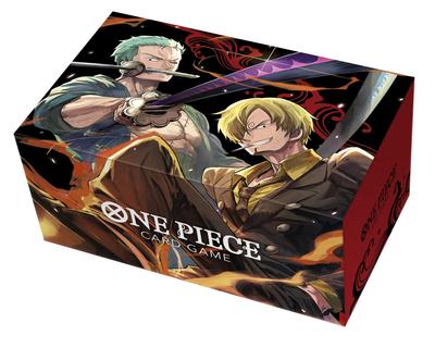 Bandai Официальный кейс для хранения карт ONE PIECE Зоро, Санджи и (Для детей от 9 лет и старше.)