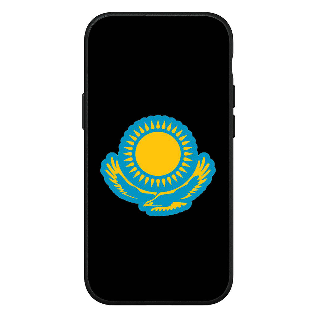Чехол для iPhone 16 15 Xiaomi Redmi Note 14 13 12 11 Pro Max X 8 9 16e Samsung Galaxy S25 S24 S23 Moto G54 OPPO Huawei Казахстан Флаг Карта Чехол для телефона