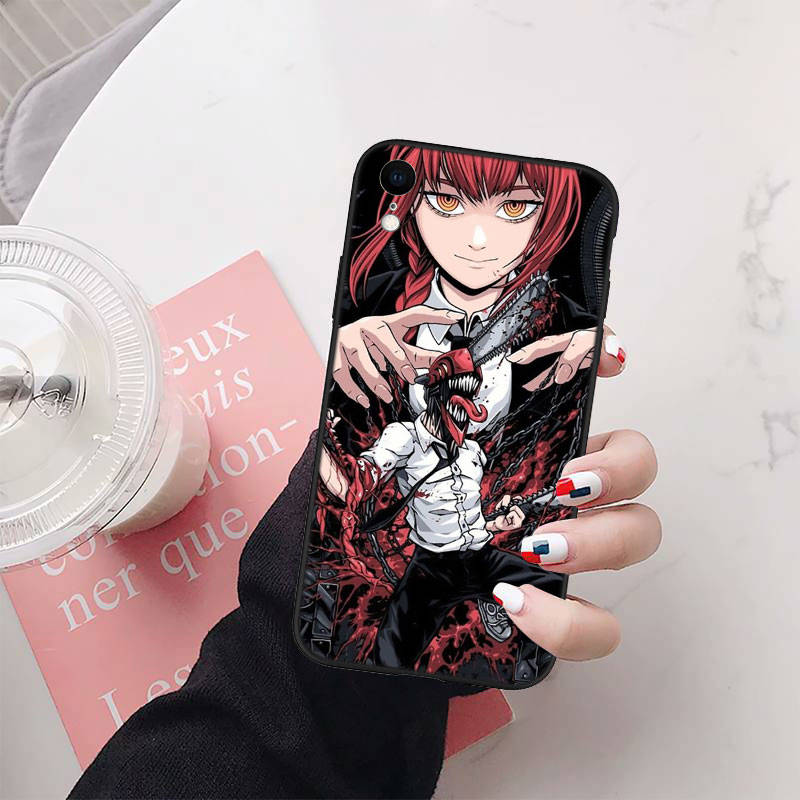 Чехол для телефона Chainsaw Man для iPhone 6 6s 7 8 11 12 13 14 15 XS Pro Max XR X SE Samsung S20 S21 S22 S23 S24 FE Ultra S8 S9 S10 Plus Lite S21S S10E