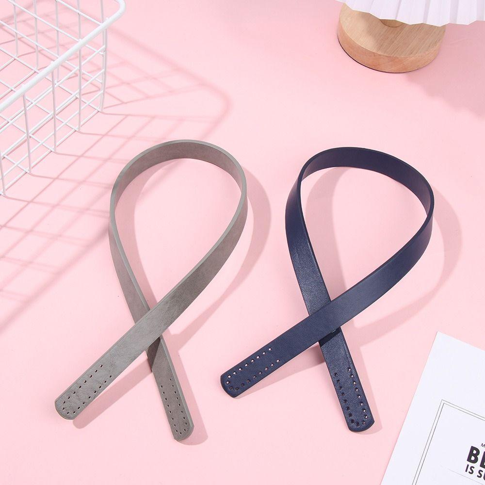 2 шт. Ремень для сумки на плечо из ПУ-кожи Съемные ручки для сумки DIY Запасной ремень для сумки Ручки для сумки с центральной прострочкой Аксессуар для сумки