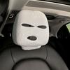 Universal Car Seat Headrest Cover Balaclava 3Hole Full Cover Halloween Christmas Funny Car Decoration