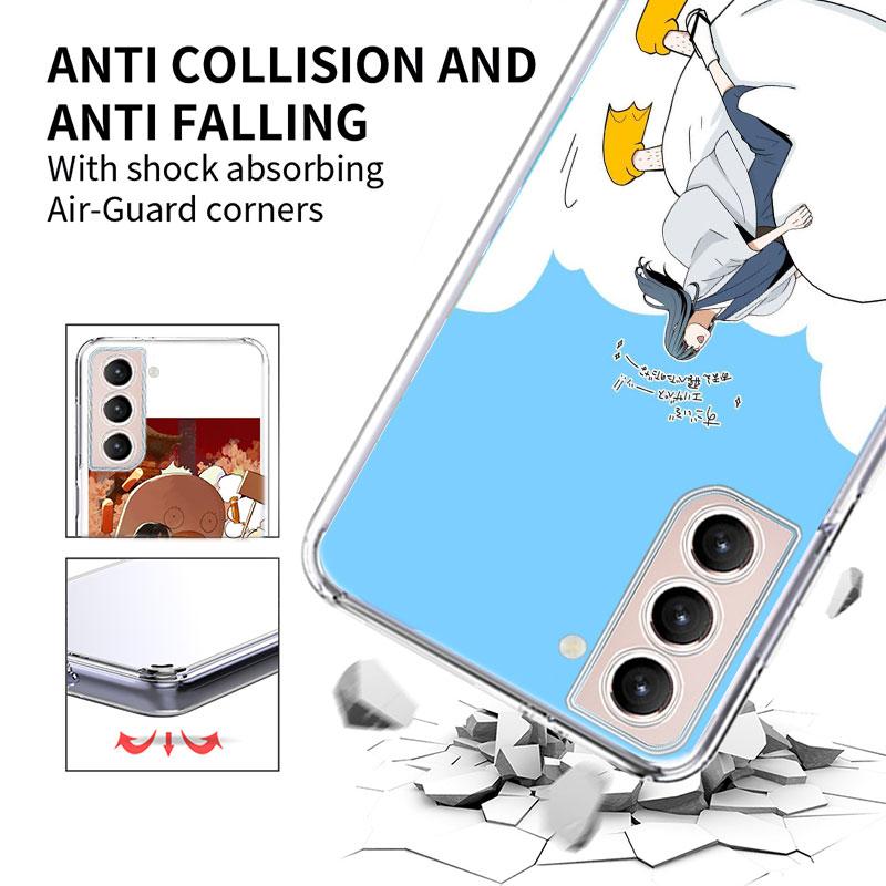 Аниме Гинтама Мистер. Чехол для телефона 'Капля дождя' для Samsung A16 A26 A36 A56 A17 A15 A25 A35 A55 A14 A24 A34 A54 A04S A05S Galaxy Note 20 1