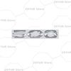 Metal For Peugeot 208 308 408 508 2008 3008 4008 5008 Chrome Silver Emblem Car Sticker Letter Decal Body Rear End Trunk Decor